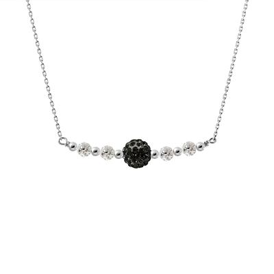 DIADEMA - Halskette mit schwarzem Kristall - Love Jewelry Collection Image