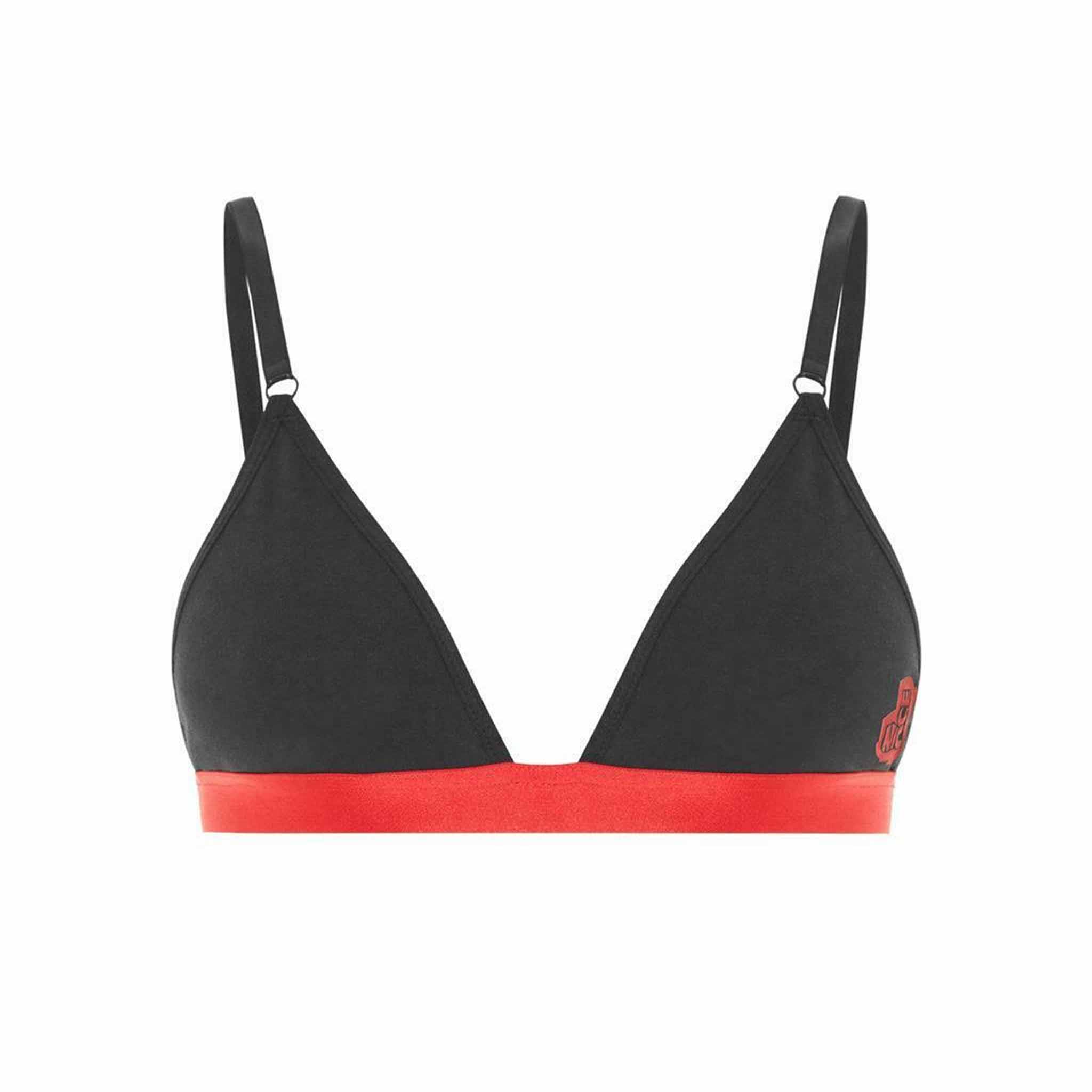 NICCE Einstellbare Gurte Schwarz/Rote Frauen Herzdreieck Bralette 211 2 15 07 0043 Image