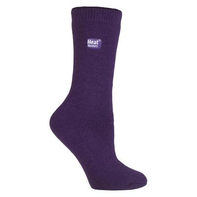 Heat Holders Lite - 3 Paar Multipack Womens Thermal Socks für den Winter | Dünne & warme Socken für Kleidersocken - Lila Image