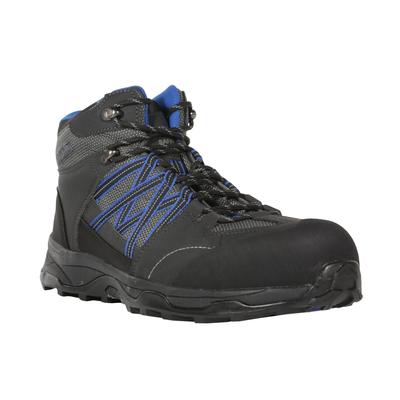 Regatta Herren Claystone Sicherheitsstiefel (Briar Grau/Oxford Blau) Image