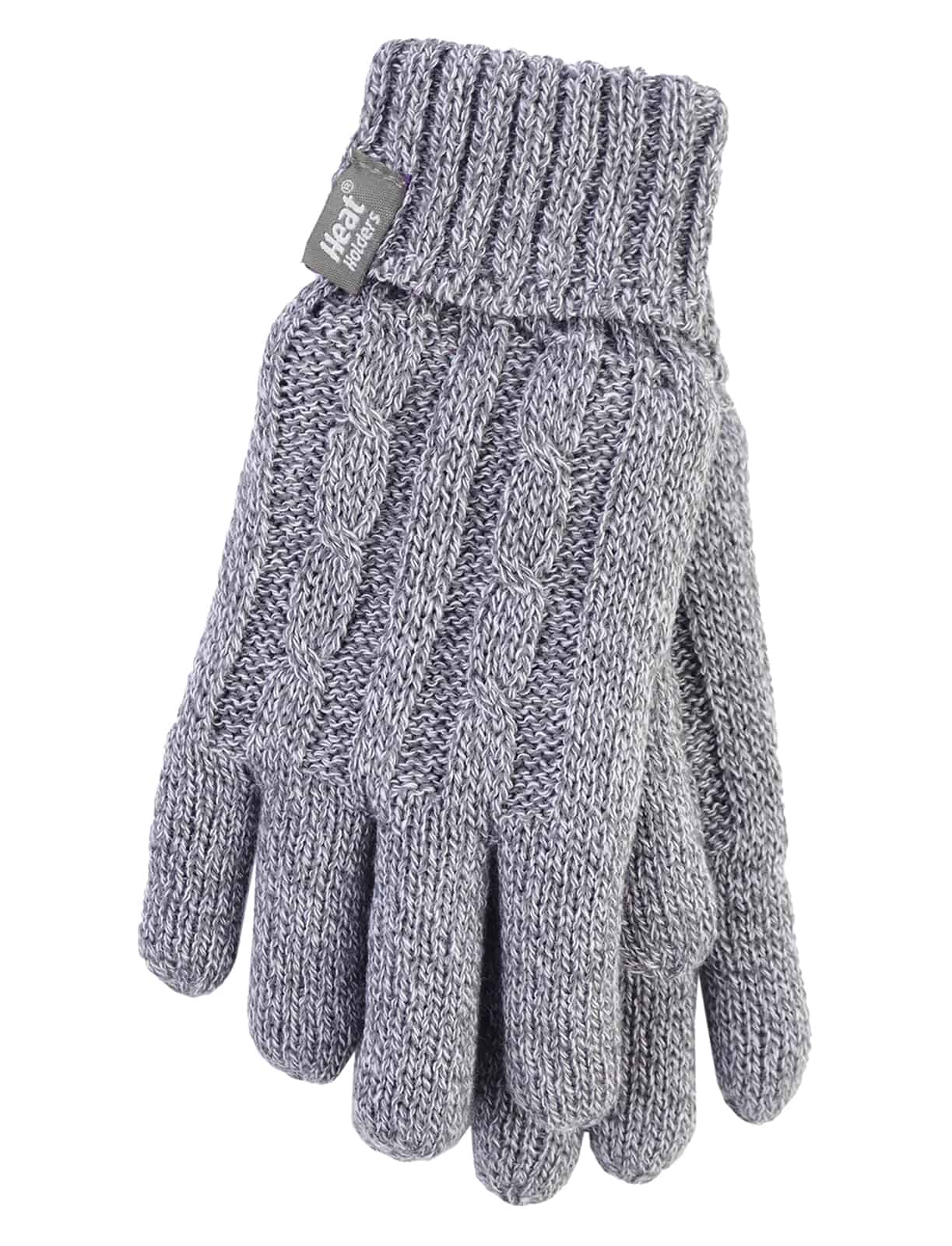 Heat Holders - Womens Cable Knit 2.3 tog Handschuhe für den Winter Image