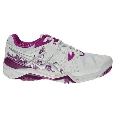 ASICS Gel-Auflösung 6 Frauen weiße Tennistrainer