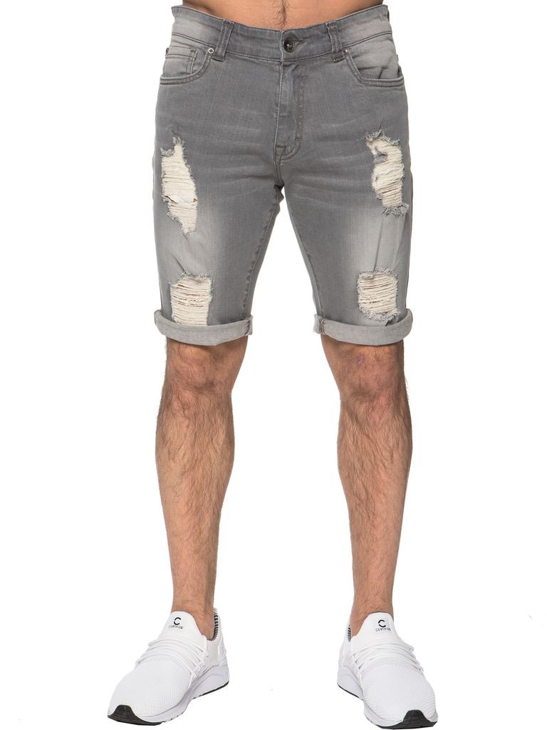 Herren Ripped Skinny Shorts 44 (Größe)