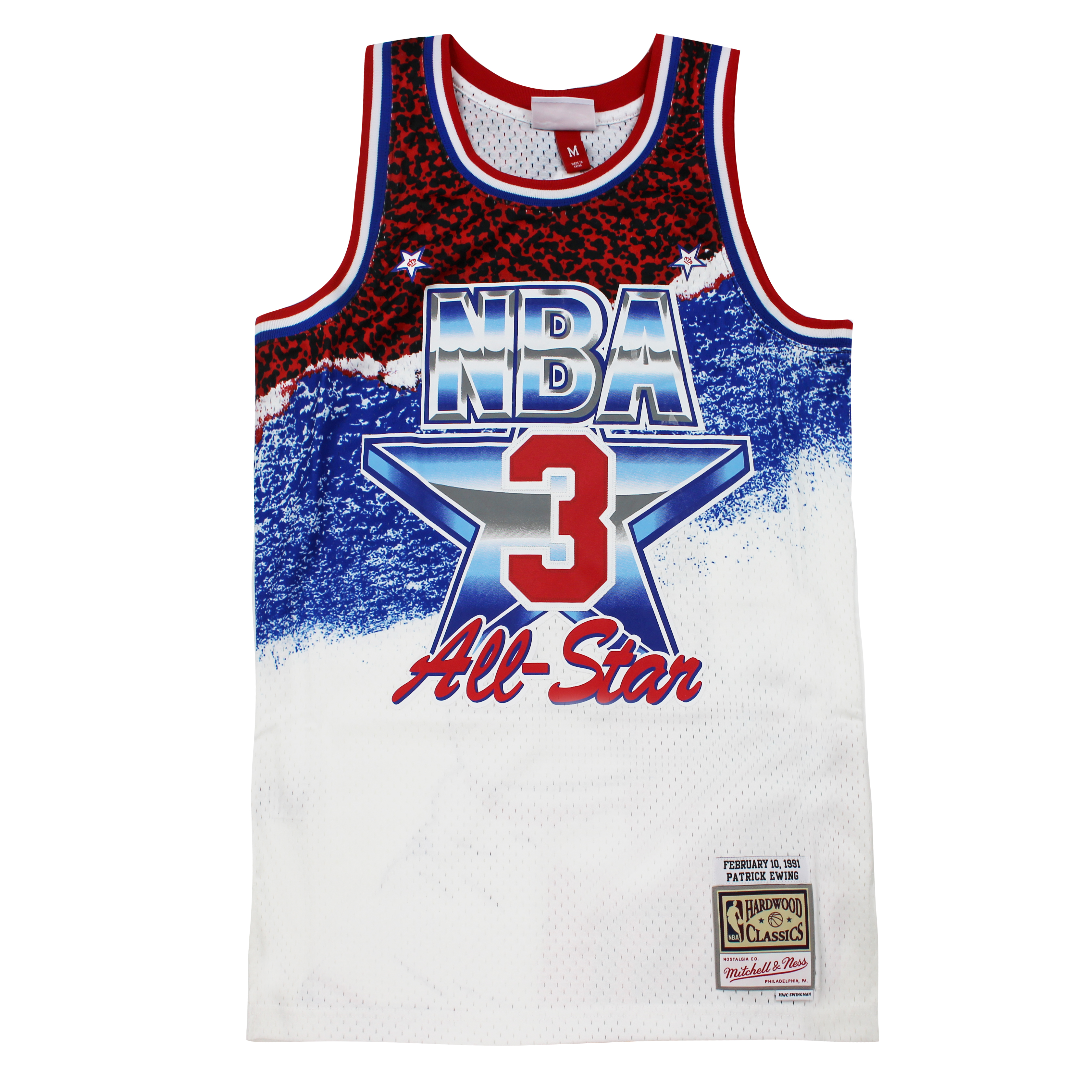 Mitchell & Ness Patrick Ewing 3 1991 East NBA All Star Swingman Jersey Image
