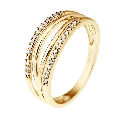 DIADEMA - Ring - Diamanten - Gelbgold