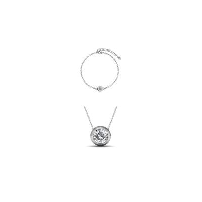Geburt Mond Set - Silber und Kristall Image