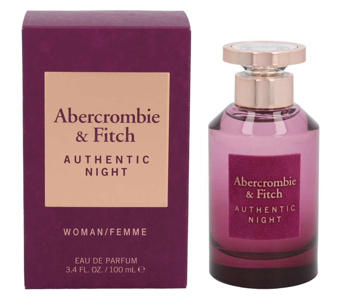 Abercrombie & Fitch Authentic Night Frauen Edp Spray 100 ml Image