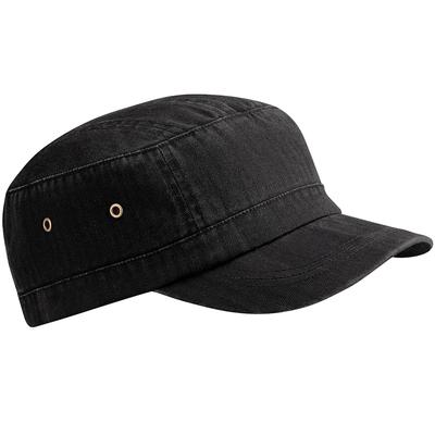 Beechfield Unisex Urban Army Cap / Kopfbedeckung (2er Pack) (Vintage Black) Image