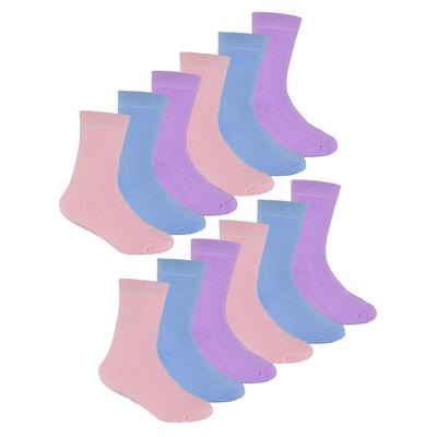 Socken Snob - 12 Paar Multipack Kinder Thermosocken - Pastell