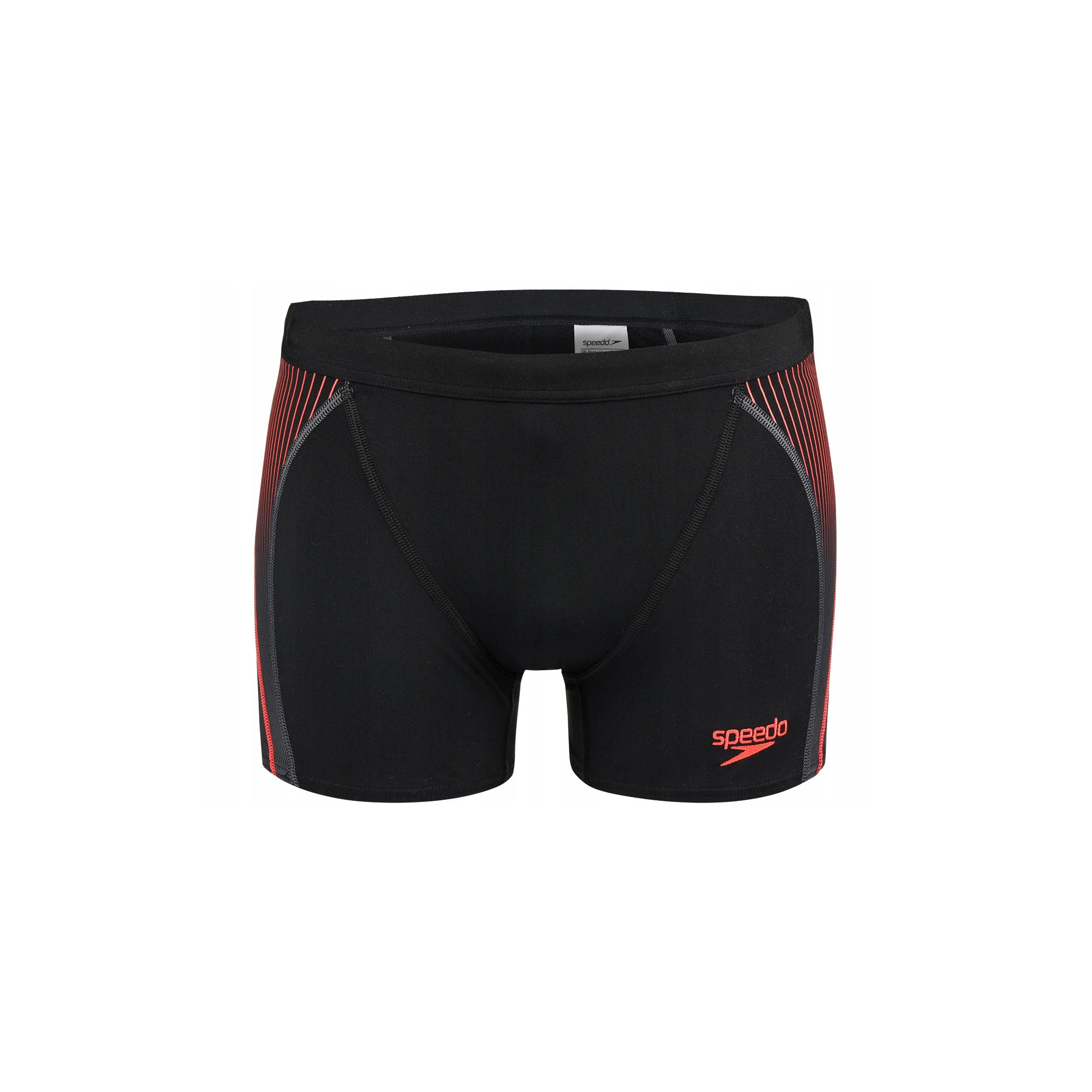 Speedo -Gradienten -Platzierung Herren Aquashorts Black Red Badebode 8 12152C731