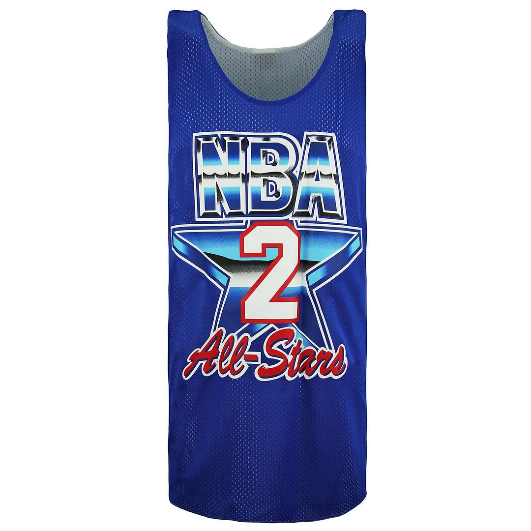 Mitchell & Ness Charlotte Hornets Larry Johnson Reversible Herren Mesh Weste Image