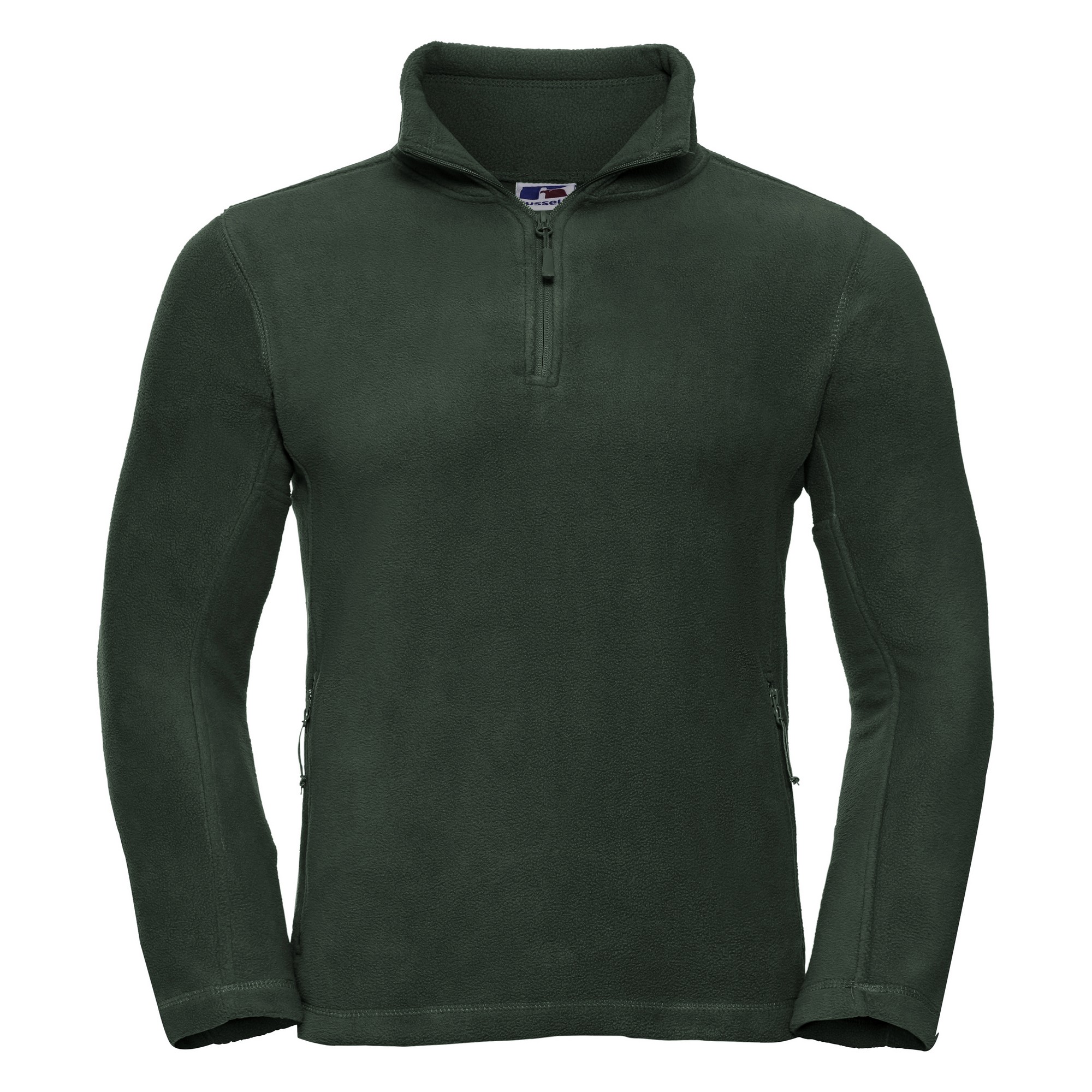 Russell Herren 1/4 Zip Outdoor Fleece Top (Flaschengrün) Image