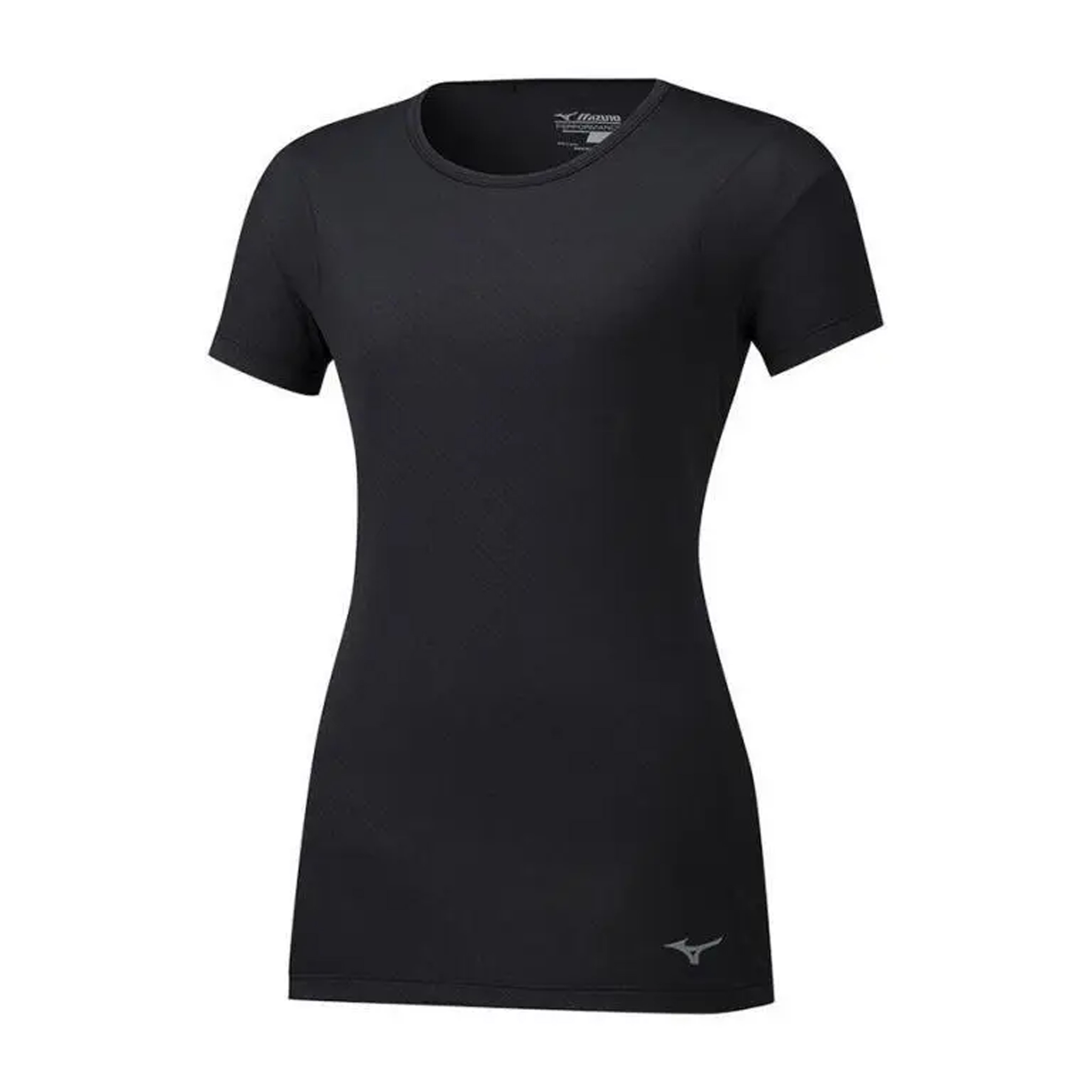 Mizuno Alpha Vent Womens Black T-Shirt Image