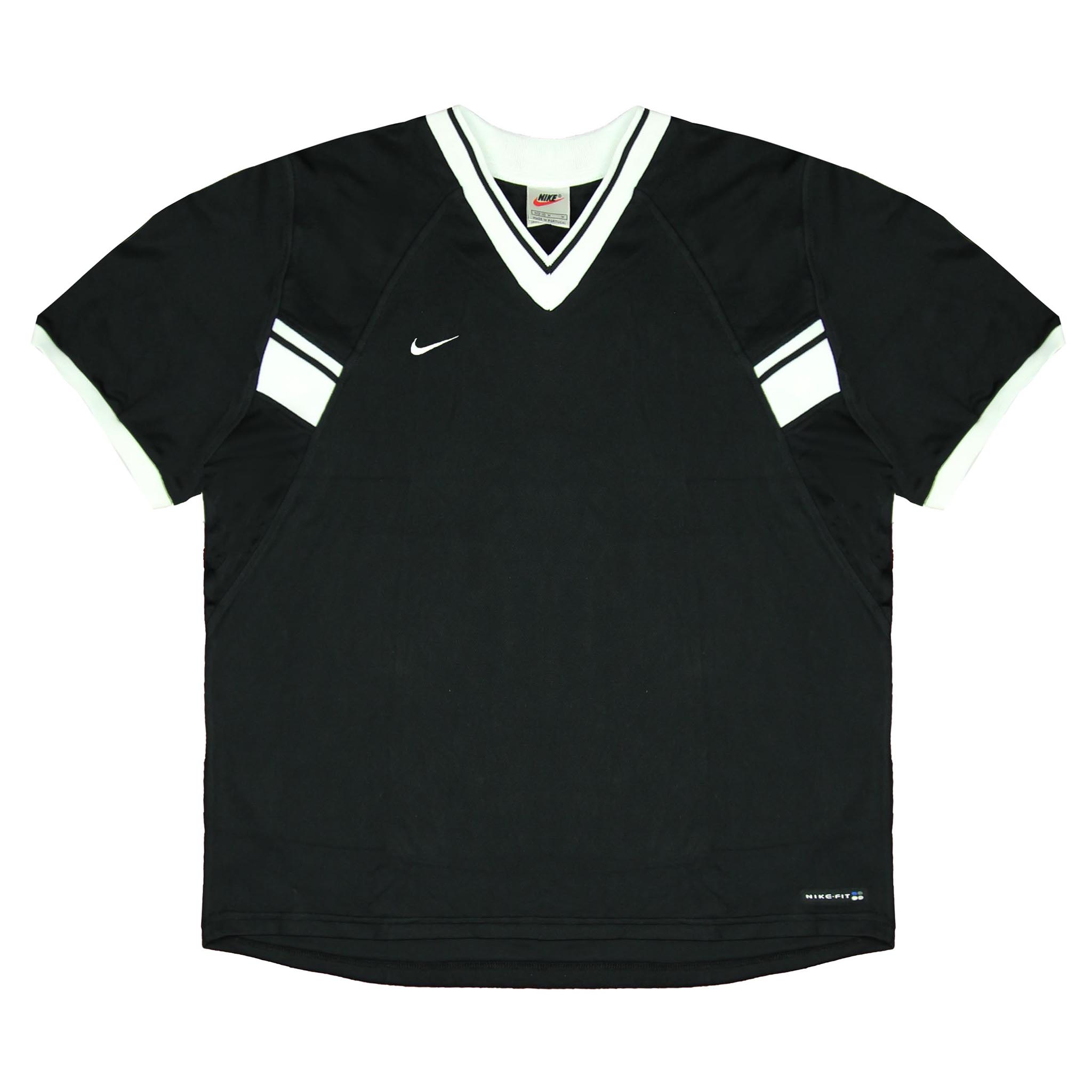 Nike Dri-Fit-Training T-Shirt Kurzarm V-Ausschnitt Schwarz Frauen Fitnessstudio Top 229326 010 Image