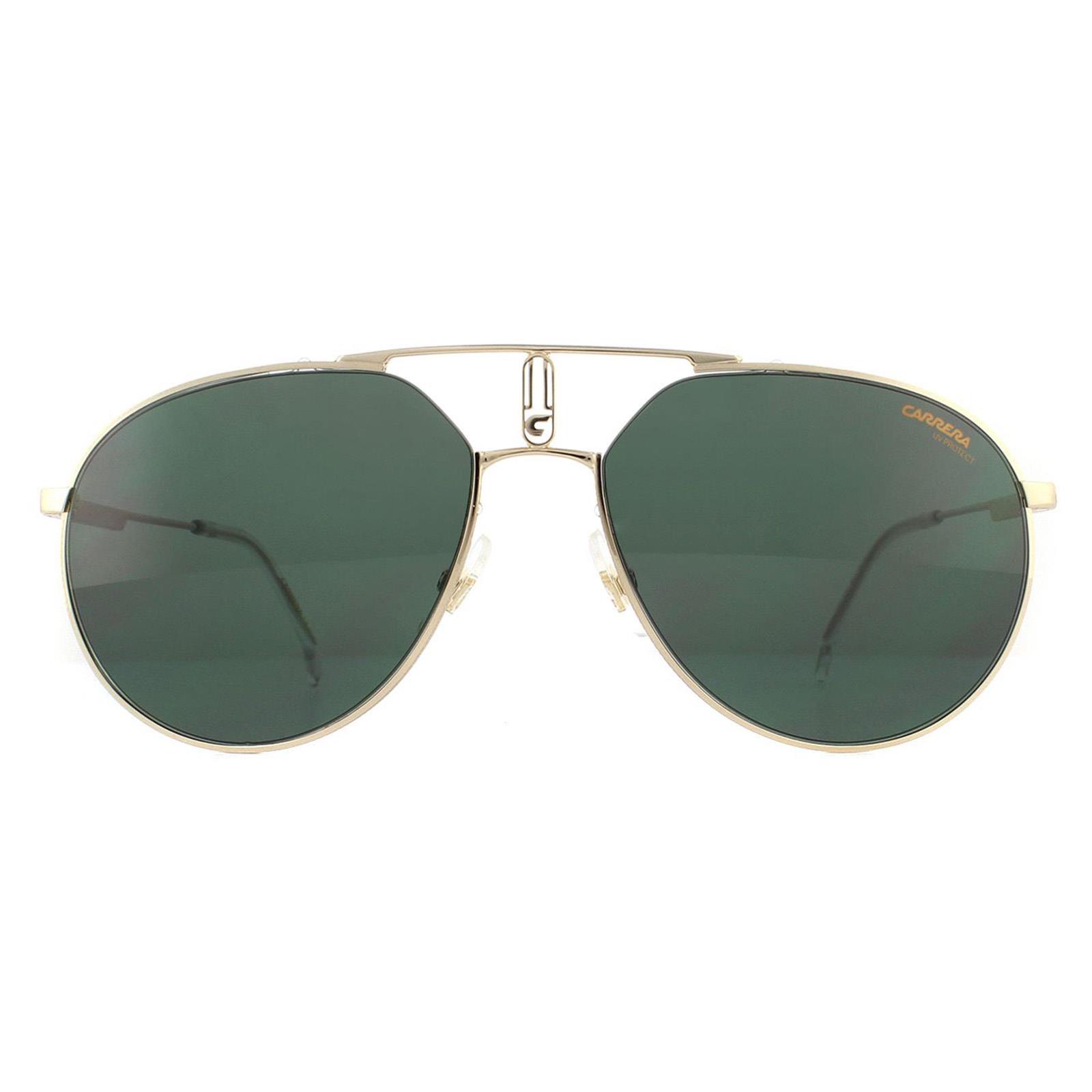 Carrera Aviator Unisex-Sonnenbrille Gold Grün Image
