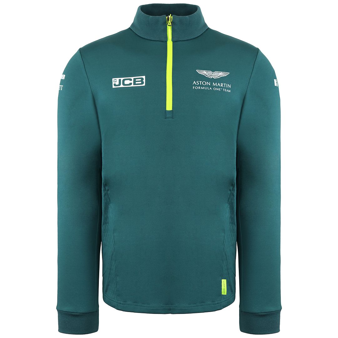 Aston Martin F1 Offizieller Team Mens Green Midlayer Image