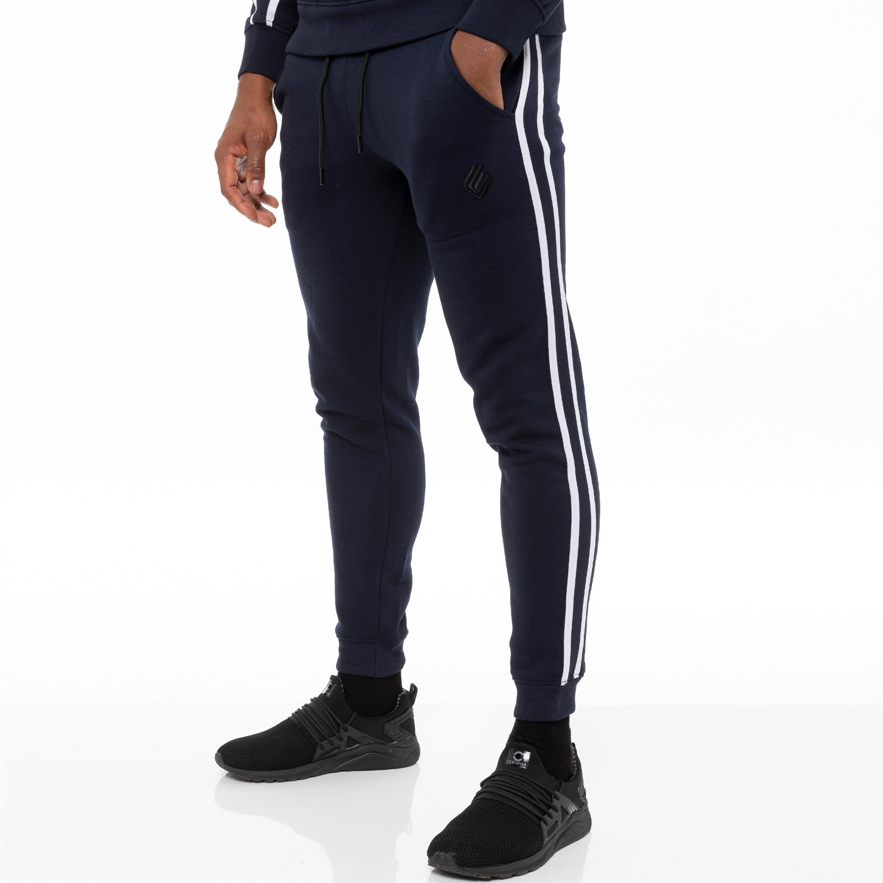 Marineblaue Herren-Trainingsanzug-Jogger| Enzo Designer Menswear Image