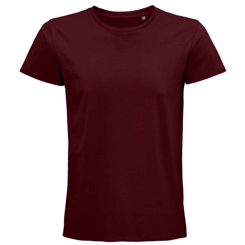 SOLS Unisex Pioneer Bio T-Shirt für Erwachsene (Burgund) Image