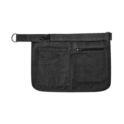 Premier Adults Unisex Metro Utility Hip Apron (Black Denim) Image