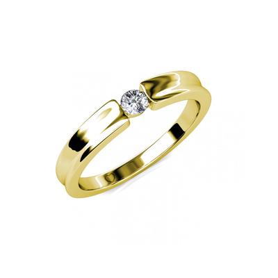 Simplicity Ring - Gold und Kristall