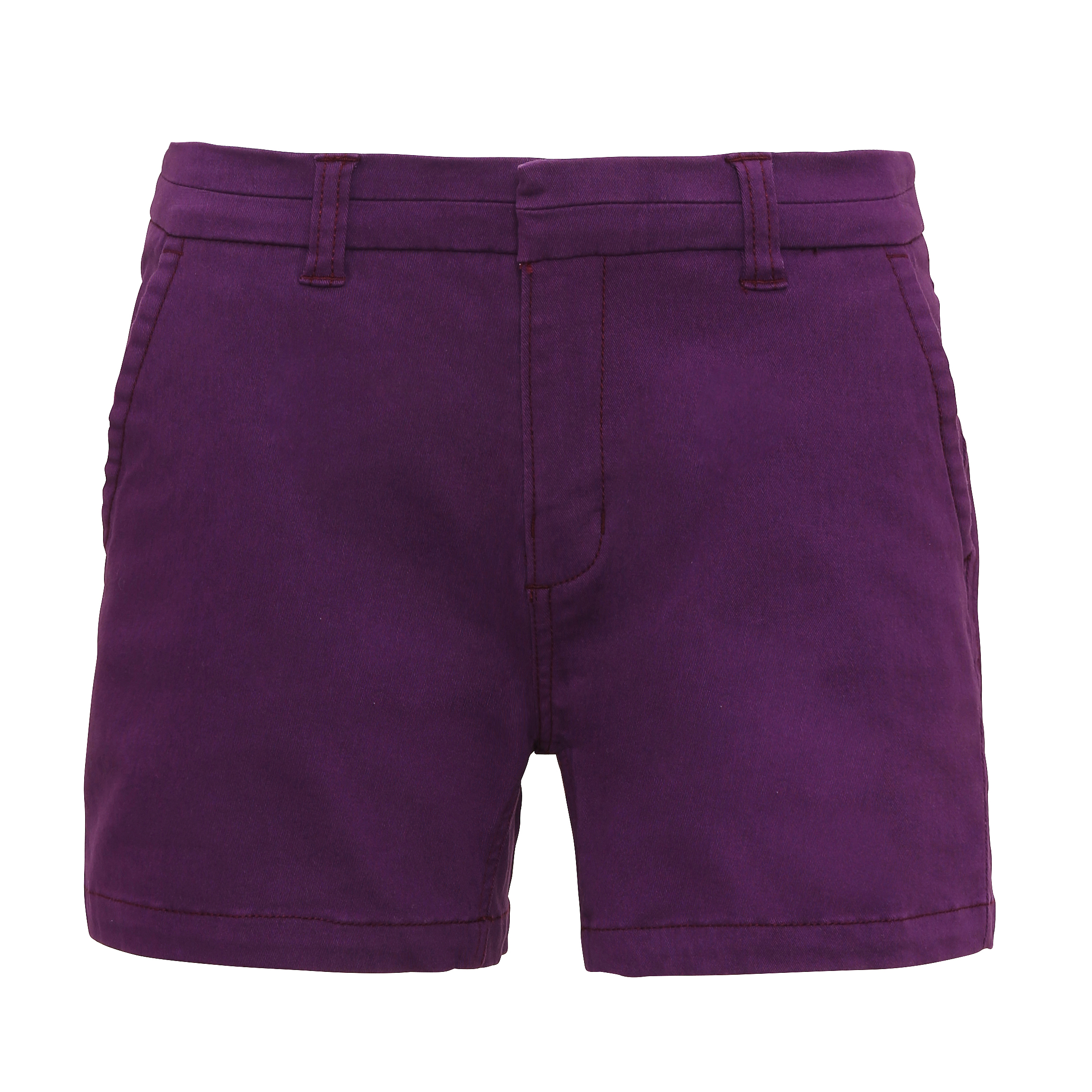 Asquith & Fox Damen/Damen Classic Fit Shorts (Lila) Image