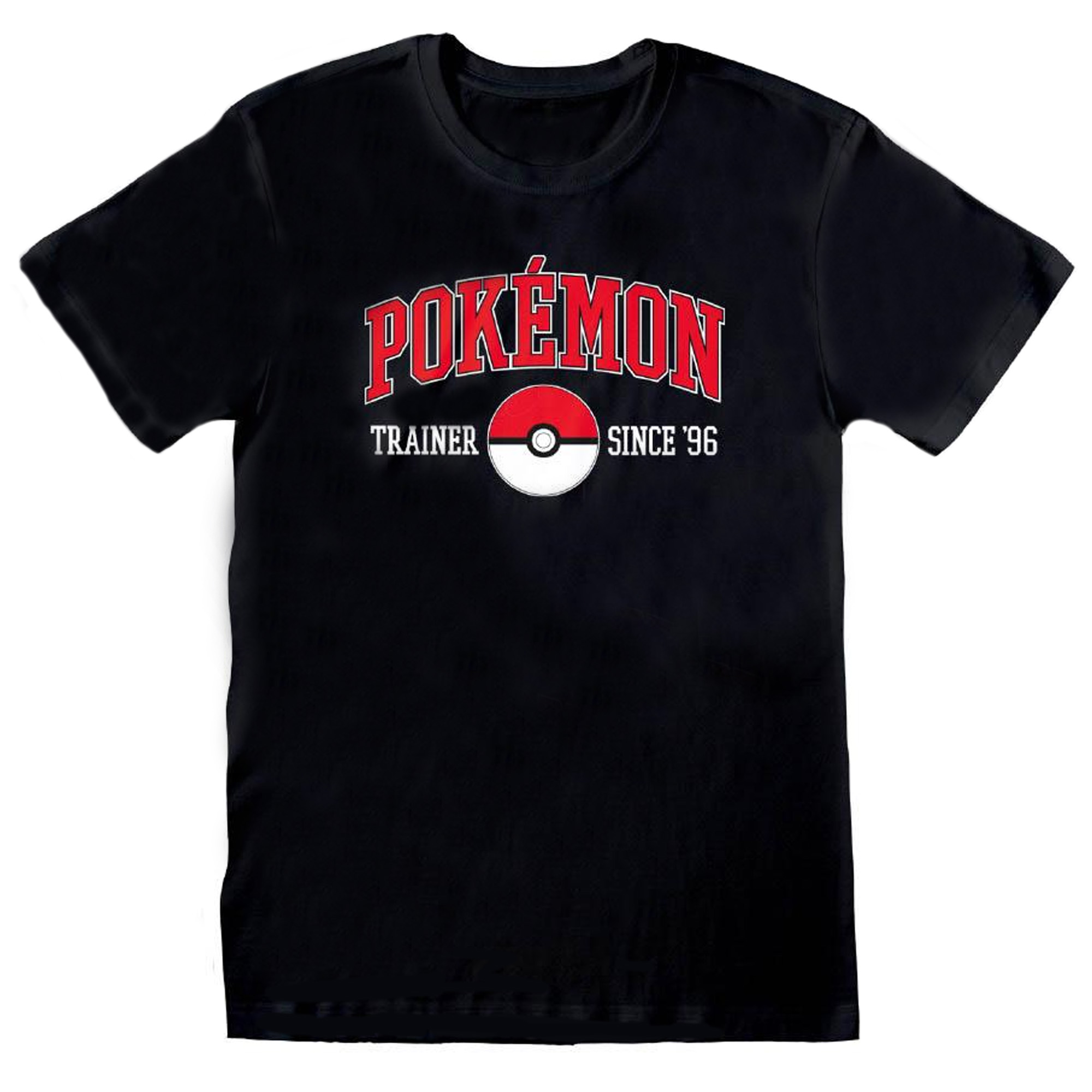 Pokemon Unisex T-Shirt für Erwachsene seit 96 (Schwarz) Image