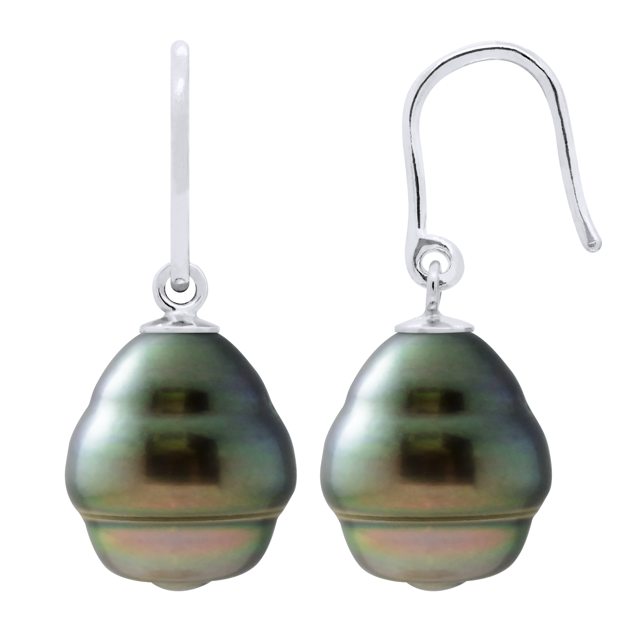 DIADEMA - Ohrringe - Silber und echte Tahiti-Perlen Image