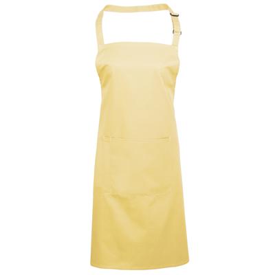 Premier Damen/Frauen Farben Bip Schürze mit Tasche (Zitrone) Image