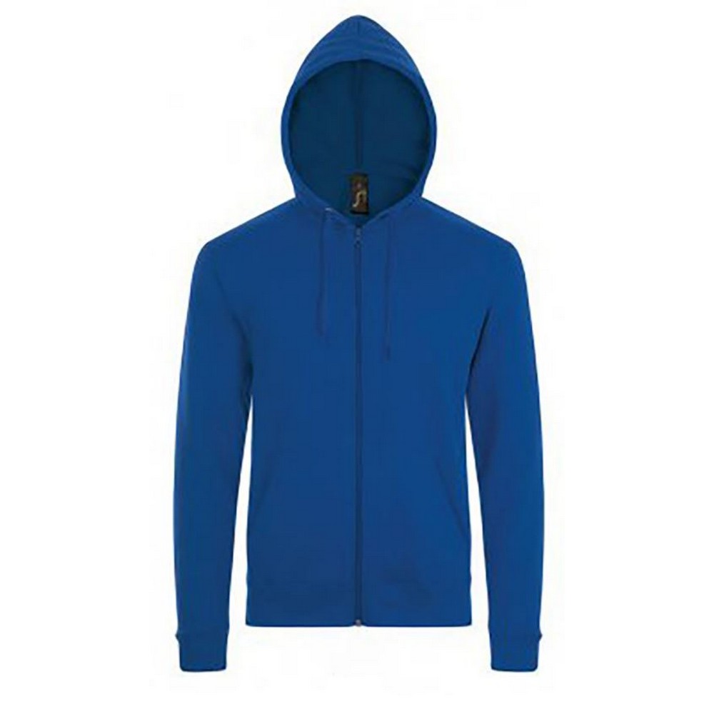 SOLS Herren Stone Zip Up Plain Hoodie (Königsblau) Image