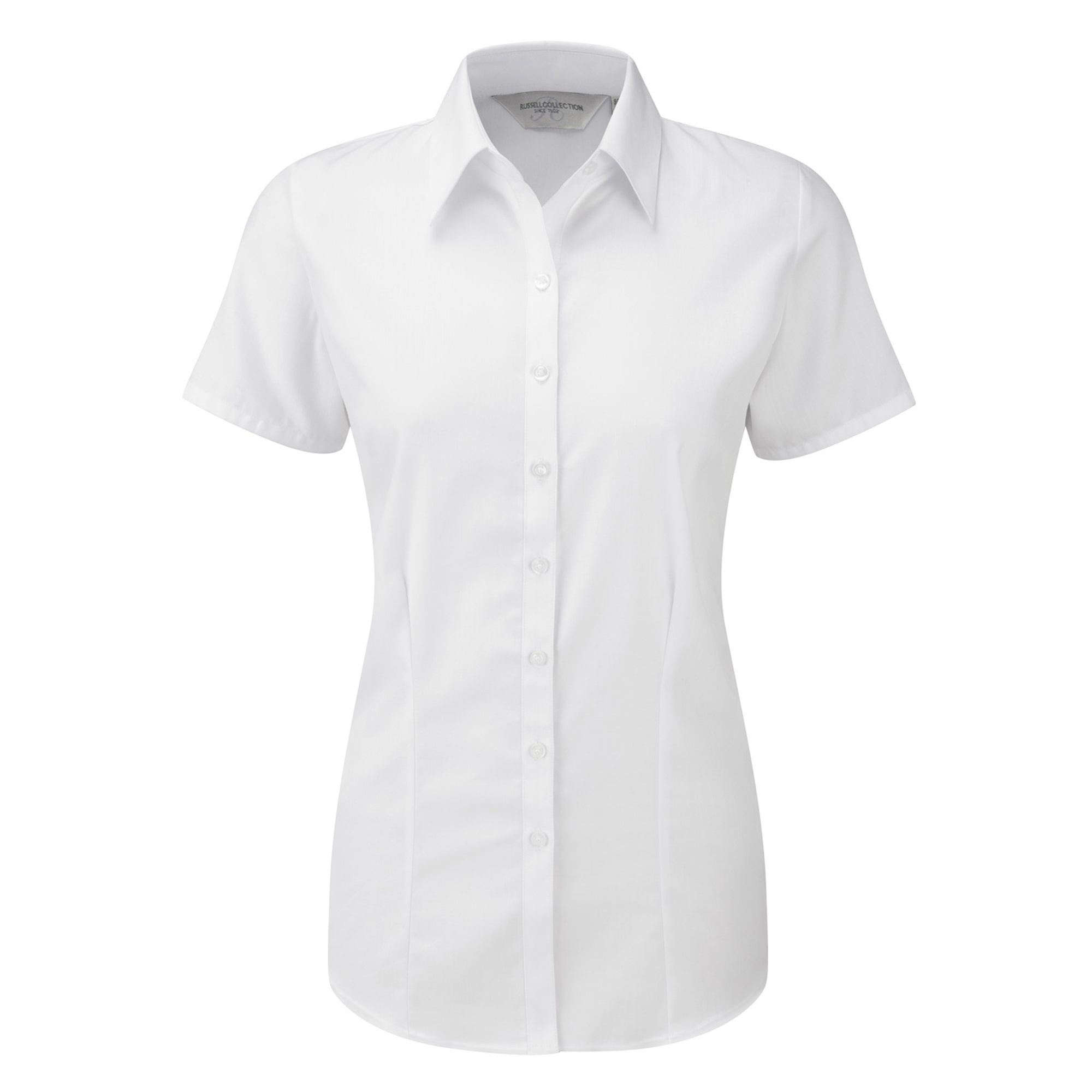 Russell - Bluse mit kurzen Ärmeln - Damen (Weiß) Image