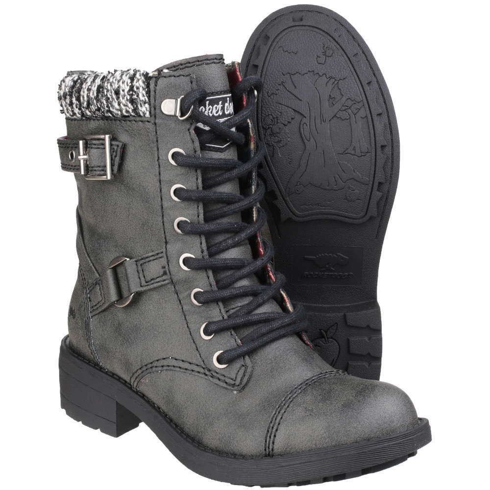 Rocket Dog Womens/Ladies Thunder Lace up Casual Kunstleder Stiefel
