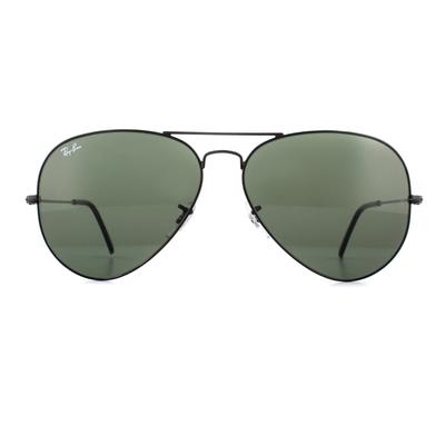 Ray-Ban Sonnenbrille Large Aviator 3026 Schwarz Grün L2821