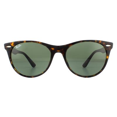 Ray-Ban Sonnenbrille Wayfarer II RB2185 902/31 Tortoise Grün Klassisch G-15