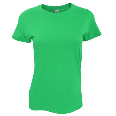 SOLS Womens/Ladies Imperial Heavy Short Sleeve T-Shirt (Kelly Green) Image