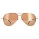 Serengeti Aviator Unisex Glänzend Gold Gold Fahrer Mineral Polarisiert Carrara