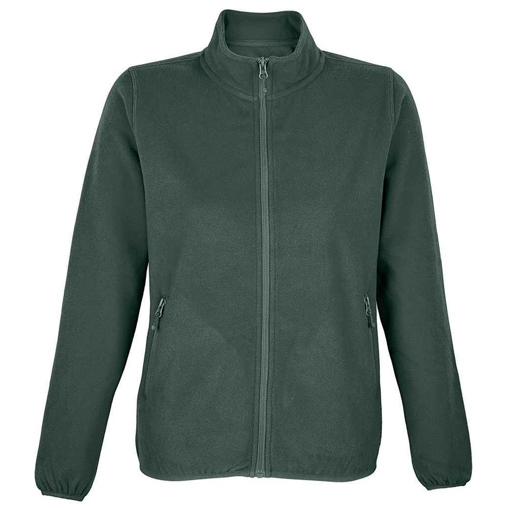 SOLS Womens/Ladies Factor Microfleece Recycled Fleece Jacket (Waldgrün) Image