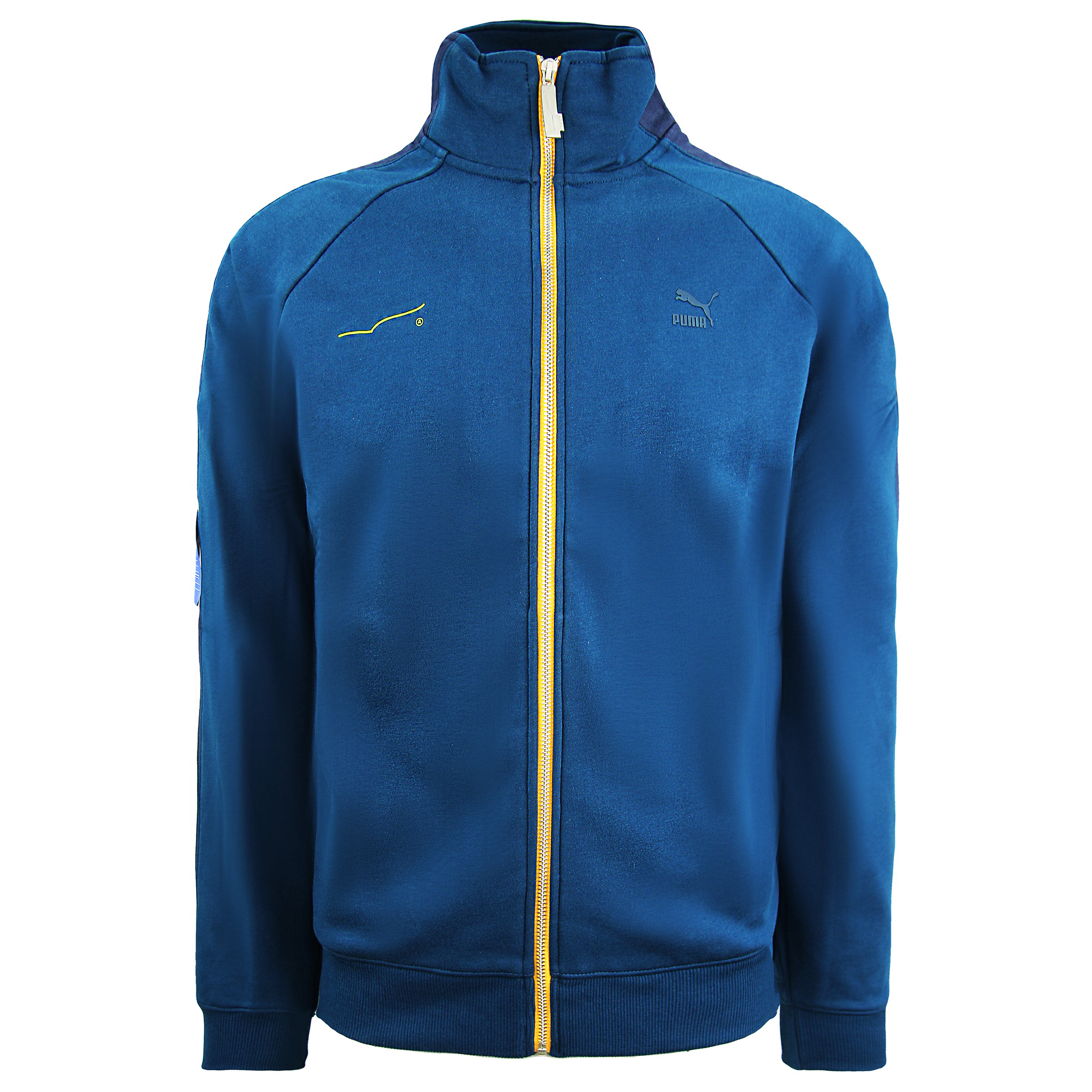 Puma X Ader Fehlerspur Top Reißverschluss hochschlämisch blaue Herren Jumper 595533 60 Image