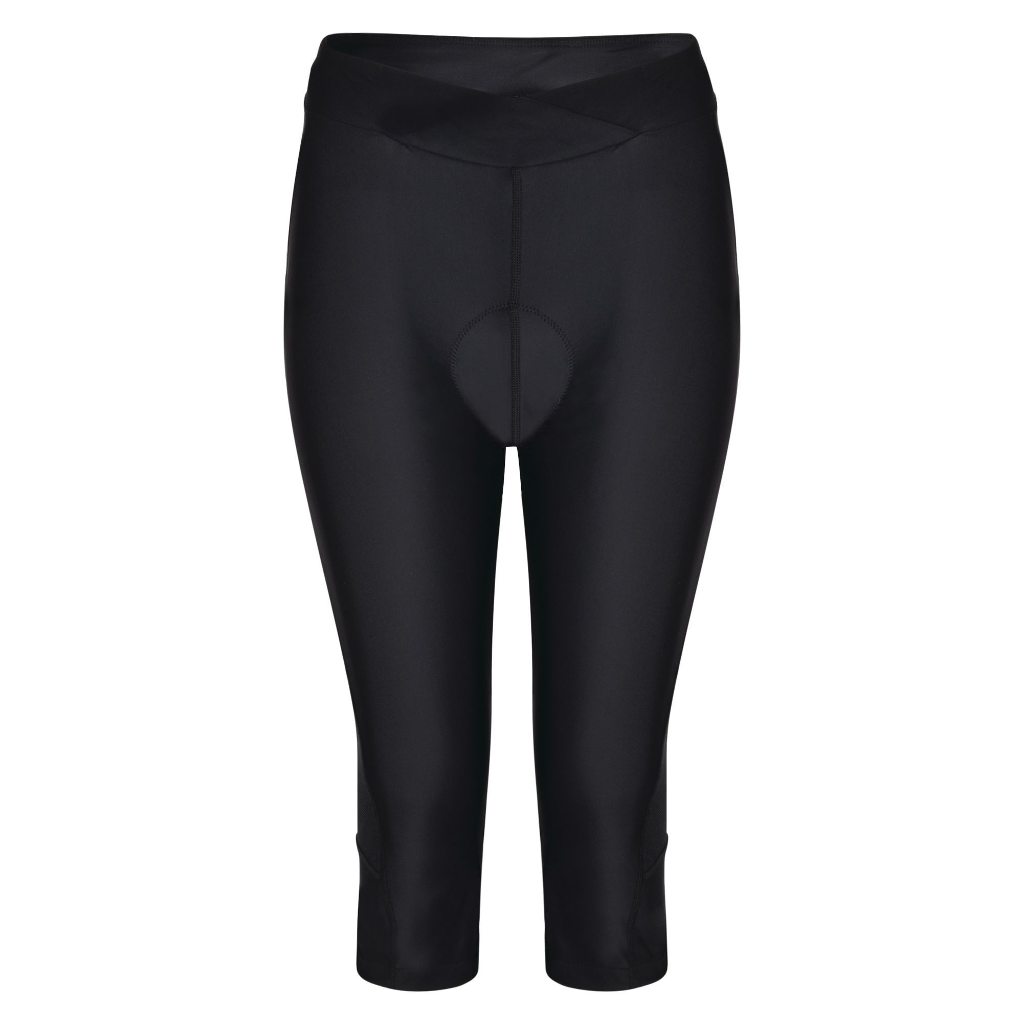 Dare 2B Womens/Ladies Worldly Capri Cycle Leggings (Schwarz) Image