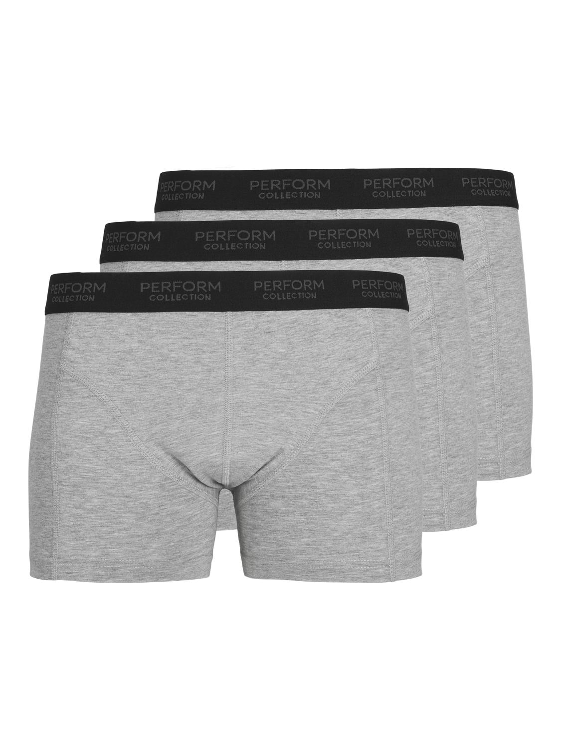 The Original Performance Trunks 3er-Pack - Grau Melange