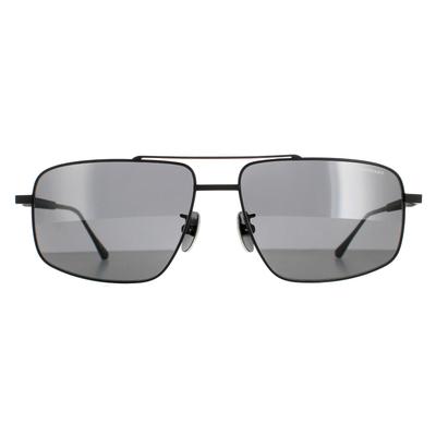 Chopard Aviator Herren halbmatt schwarz rauchfarben polarisiert SCHF21M