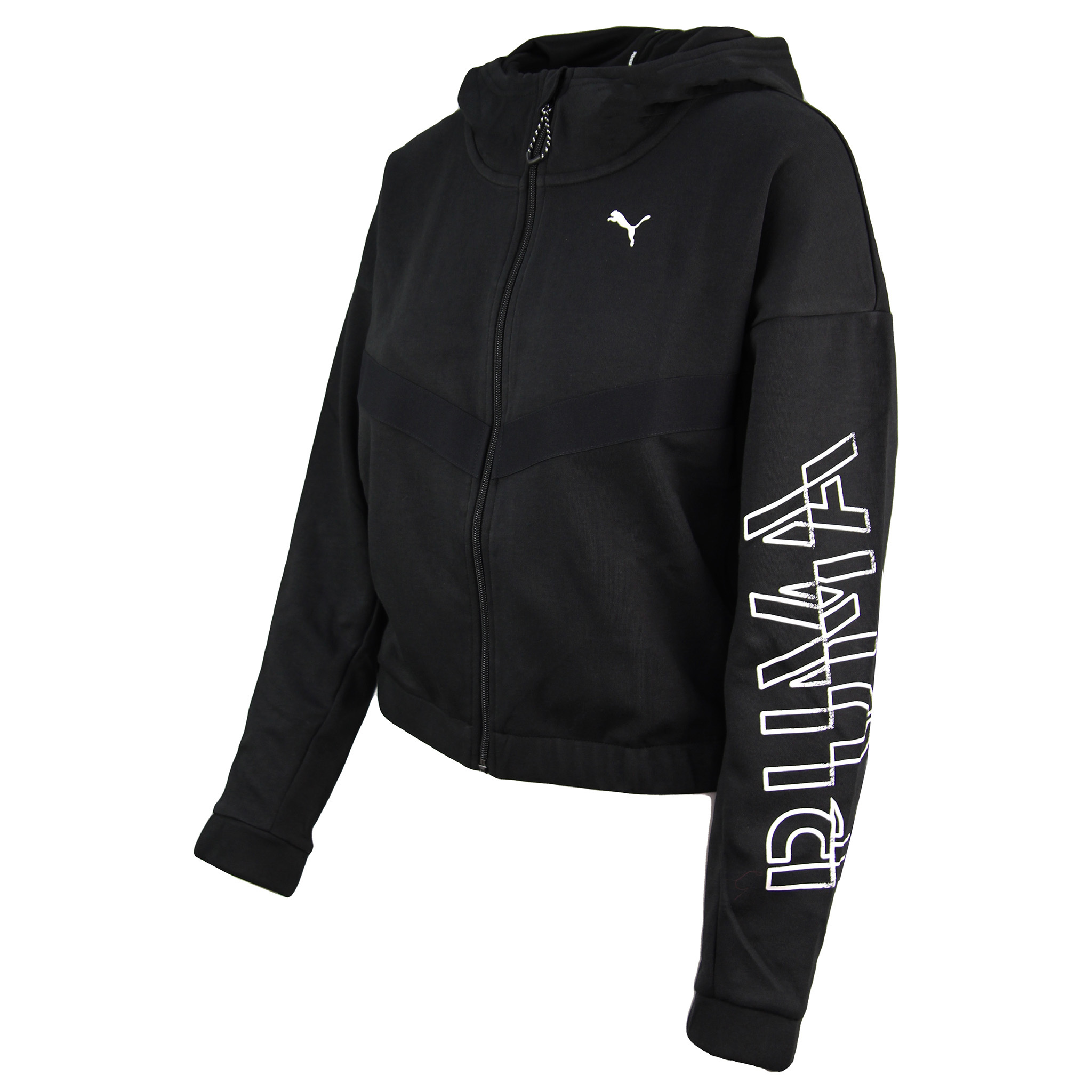 Puma Reißverschluss up Frauen schwarzer Hoodie Image