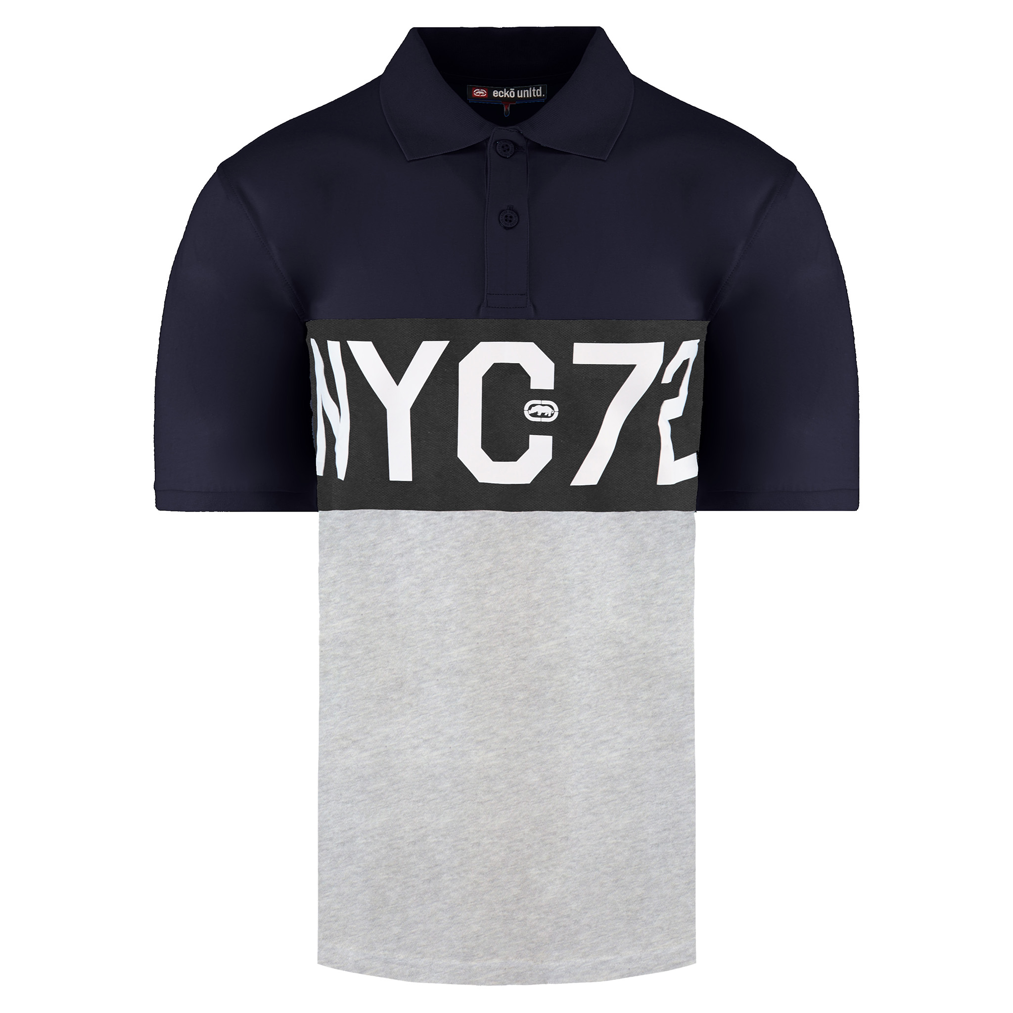 Ecko unltd. Premium Mens Navy Polo -Shirt Image