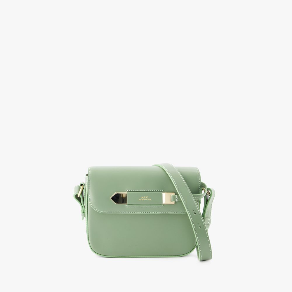 Charlotte Crossbody Tasche - A.P.C - Leder - Grün