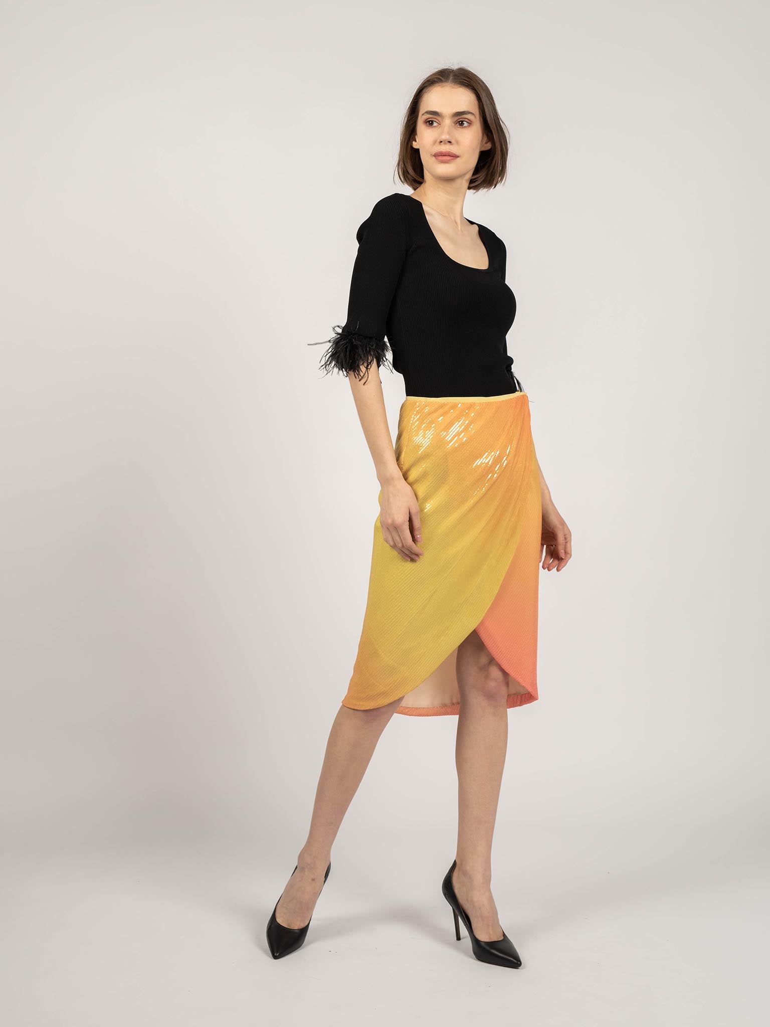 Patrizia Pepe Rock Damen Gelb Image