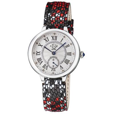 GV2 Rome Damen Schweizer Quarz Silber Zifferblatt Edelstahl Diamant Uhr Image
