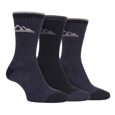 3 Paar leichte, atmungsaktive Damen-Wandersocken mit Fußgewölbestütze Image