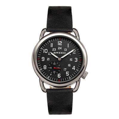Breed Regulator Lederarmbanduhr mit Sekundenzifferblatt Image