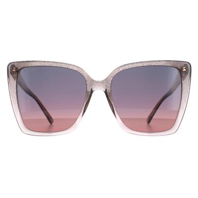 Jimmy Choo Cat Eye Damen Nude Glitzer Grau Fuchsia LESSIE/S