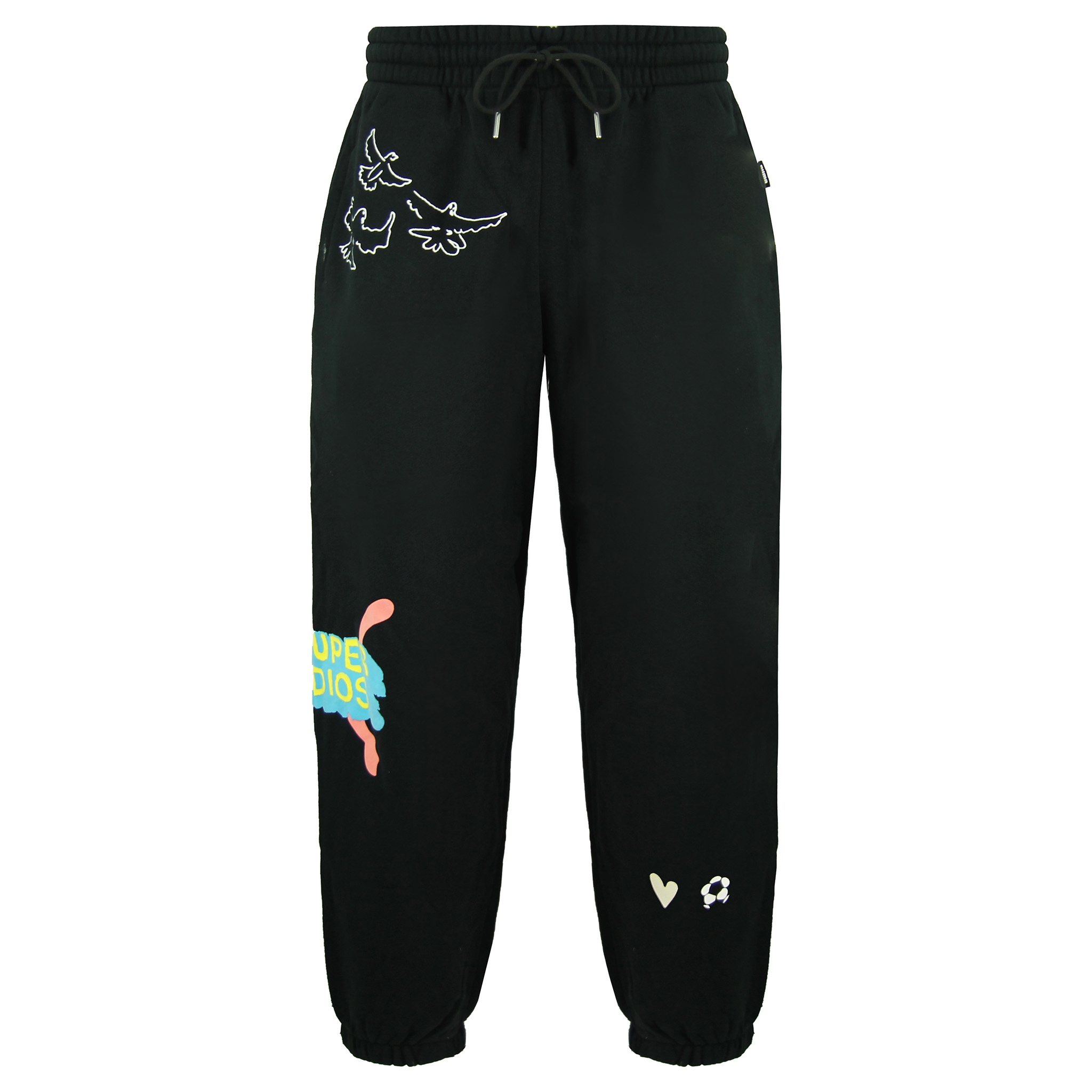 Puma x Kidsuper Studios Stretch Taille Black Mens Graphic Joggers 598991 01 Image