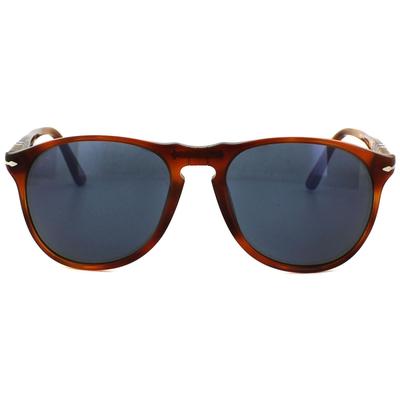 Persol Sonnenbrille 9649 96/56 Terria di Siena Schildkröte Blau